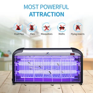 2 Pack 20/30/40W UTube Electronic Mosquito Killers Fly Pest Control Bug Zapper - Picture 1 of 42