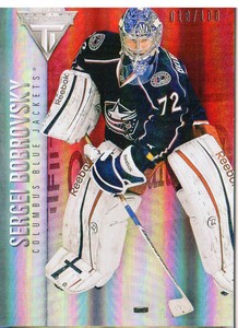 2013-14 Panini Titanium Draft Position #88 Sergei Bobrovsky/100 