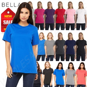 Bella 100% Cotton Missy's Relaxed Jersey Short Sleeve S-XL T-Shirt R-B6400 - Picture 1 of 55