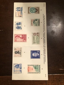 Collection Of Canada Post Souvenir Stamp Cards (7 In Total) - Picture 1 of 7