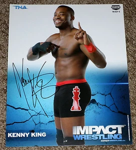 KENNY KING Signed Autographed TNA Impact Wrestling 8x10 Promo Photo - Picture 1 of 1