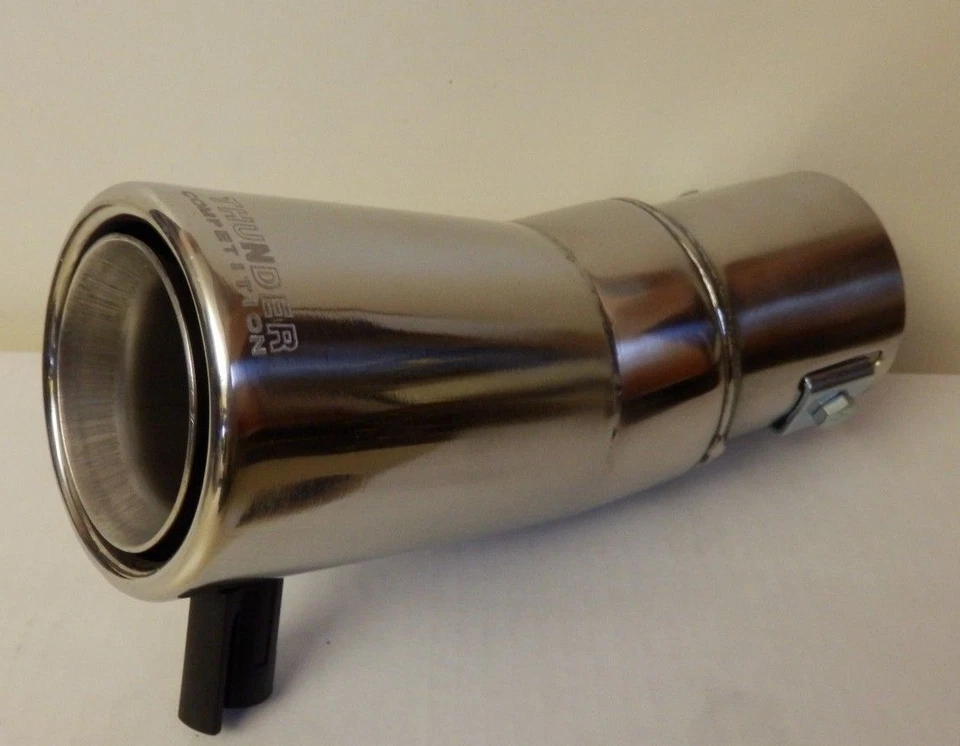 Auspuffblende Endrohr Blende Auspuff EDELSTAHL 75mm e-geprüft  i21 - Bild 1 von 4