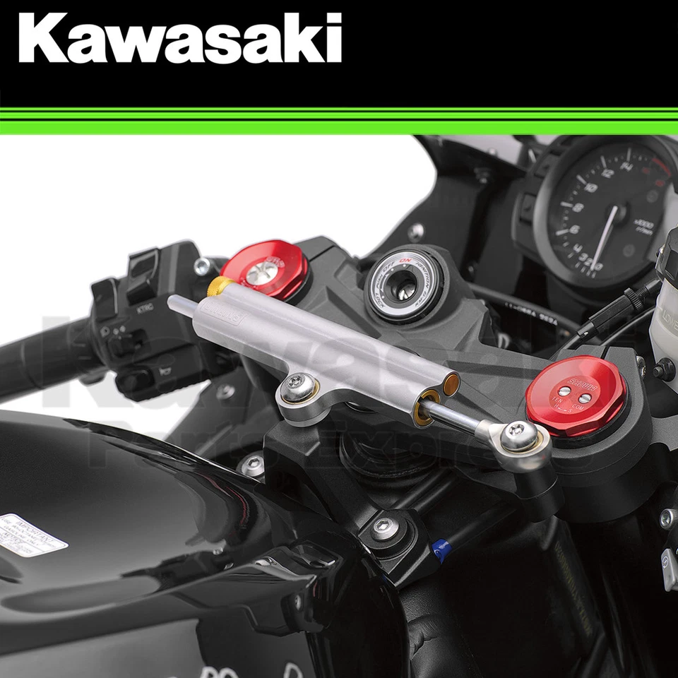 NEW 2013-2015 GENUINE KAWASAKI ZX-6R STEERING DAMPER 99994-0350