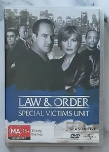 Law & Order : Special Victims Unit ~ Season Five ~ 6 DVD Disc Set ~ Region 4 - Picture 1 of 5