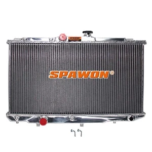 Radiador de aluminio AT SPAWON para Toyota Corolla CE DX Geo Prizm LSi L4 93-97 1409 - Imagen 1 de 8