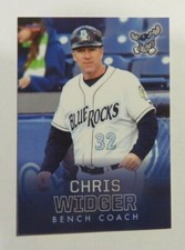 2018 Choice, Wilmington Blue Rocks, Bench Coach - CHRIS WIDGER