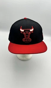 Chicago Bulls Hat Cap New Era Snap Back  Black Red HWC NBA Basketball - Picture 1 of 7