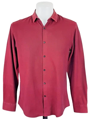 ZARA MAN Mens Purple L/S EVENING DRESS SHIRT Slim Fit - L (M) - 44" - RRP £69 - Image 1 of 4