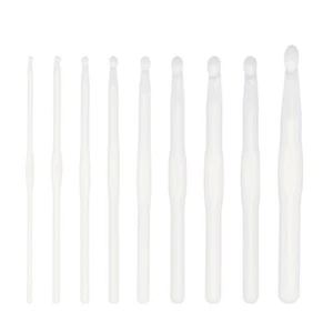 3-10mm 12mm White Acrylics Crochet Hook for Beginner Hobbyist Knitting Sweater - Picture 1 of 8