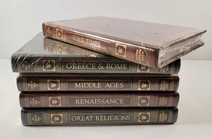 The National Geographic Society Die Geschichte des Menschen Bände 1-5 mit Karte Brandneu! - Bild 1 von 6