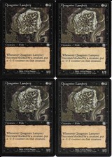MTG: QUAGMIRE LAMPREY Mercadian Masques UNCOMMON; played, Excellent condition x4