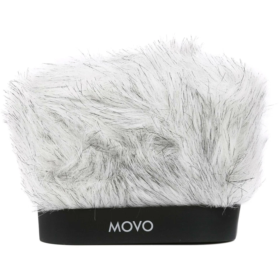 Movo WS-R30 Professional Furry Windscreen with Acoustic Foam Technology for Z...