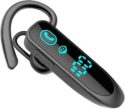 Auricolare Mono Bluetooth 5.3, Cuffia Mono Wireless Con Cancellazione Del Rumore - Immagine 1 di 4