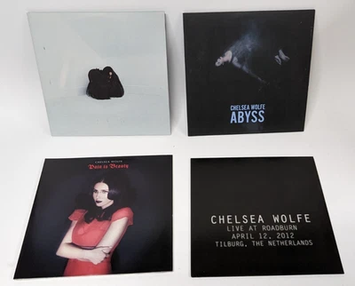 (4) CHELSEA WOLFE Vinyl Record Album LP Sets Pain Is Beauty Abyss Hiss Spun Live - Image 1 of 4