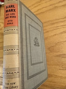 Karl Marx His Life and Work by Otto Ruhle New Home Library (1943)  HC - Bild 1 von 8
