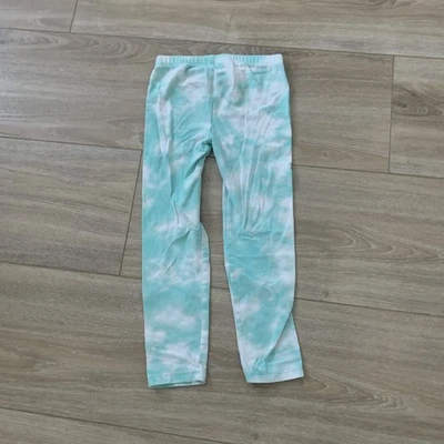 Girls Leggings Gap Size 5 Blue and White Rye Dye Pattern - Imagem 1 de 3