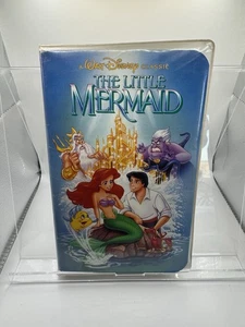 Disney The Little Mermaid VHS 1990 Black Diamond Edition **BANNED ARTWORK COVER! - Picture 1 of 6