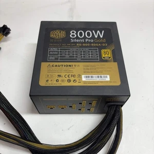 Cooler Master Silent Pro Gold 80PlusGold 800W Semi Modular Switching PowerSupply - Picture 1 of 10