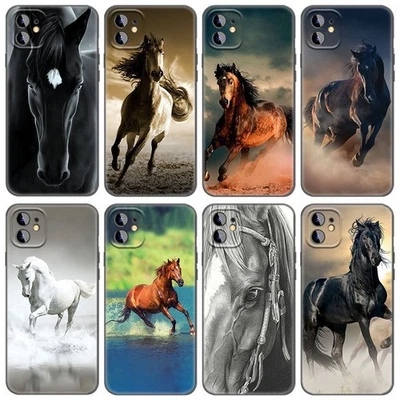 Case For iPhone 15 Pro Max 14 13 12 11 XS XR 8 7 Cool Horse Pattern Phone Cover - Image 1 of 4