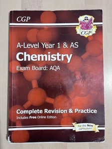 A-Level Year 1 & AS Chemistry – AQA Complete Revision & Practice (CGP) - Picture 1 of 8