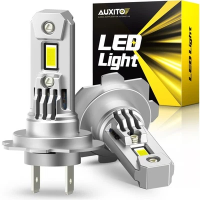 2x H7 LED Kit Headlight High Low Beam DRL Bulbs 30000LM 6000K White Super Bright - Image 1 of 4