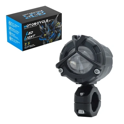 Off-road Riding Motorcycle LED Light DC9-60V Operating Range Mini Compact Design - Image 1 of 4