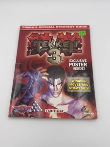 Tekken 3 Official Strategy Guide Book for Playstation 1 Game by Prima w stickers - Imagen 1 de 3