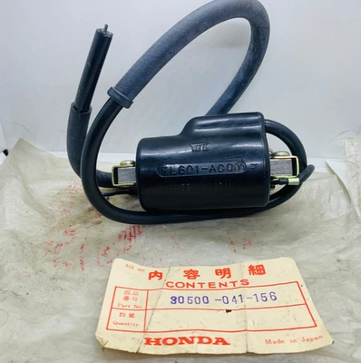 NOS Honda C100 CA100 C105 CA105T C50 C65 Ignition Coil P/N 30500-041-156 / Japan - Image 1 of 4