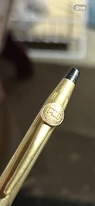 Cross Pen 10K Gold gefüllt Kugelschreiber Tintenschreiber - Bild 1 von 3