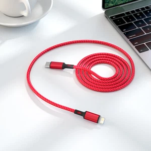 For Apple iPhone 15 14 13 12 Pro Max Fast Charging Cable 20W USB-C PD Braided - Picture 1 of 11