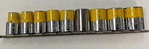 Vtg. CRAFTSMAN 9 Pc Lot SAE 1/2" Drive 12point Sockets G Series - Picture 1 of 8
