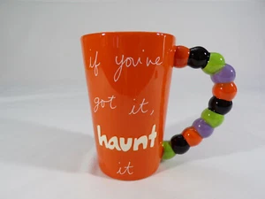 Halloween Mug Sandra Magsamen Studio "If You've Got It, Haunt It" Pumpkin Orange - Picture 1 of 8