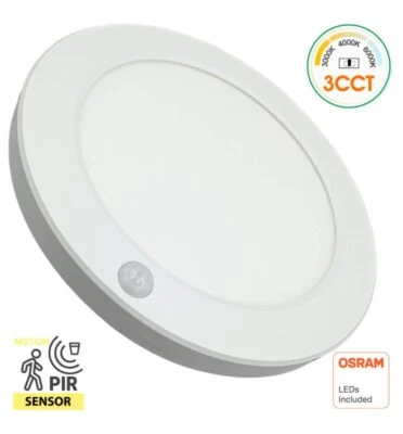 Deckenleuchte mit Bewegungsmelder inkl OSRAM LED Chip Einbaustrahler CCT Sensor - Bild 1 von 4