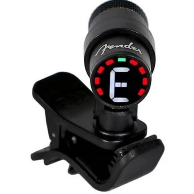 Fender Bullet Clip-on Chromatic Instrument Tuner with LED Screen, Black - Image 1 of 4