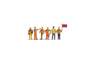 Trabajador de vías, 6 figuras todavía 45277 / pista TT - Imagen 1 de 1