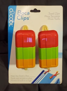 O2COOL Popsicle Boca Clip Portasciugamani da Spiaggia - Foto 1 di 4