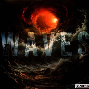 Onlap - Waves Gtf. Clear Blue Vinyl (2024 - EU - Original) - Bild 1 von 2
