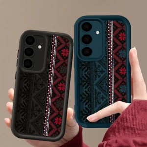 Silikon für Samsung S25 S24 S23 S22 Ultra A15 A55 A35 gemustert Soft Case Hülle - Bild 1 von 17