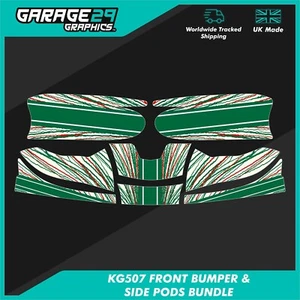 Tony Kart 2022 Style KG507 Front Bumper & Side Pods Sticker Kit Bundle - Picture 1 of 1