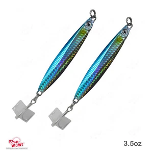 Plantilla de francotirador Colt de 3,5 oz 2 g cebo vertical azul 3561D-DT MUSTAD gancho agudo - Imagen 1 de 7
