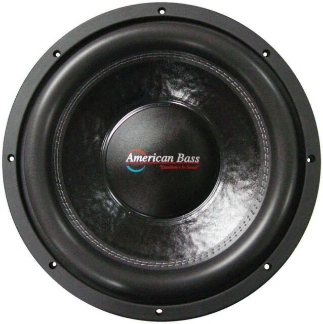 American Bass XFL-1222 12 in Dual 2 Ohm 2000W Max Car Audio Subwoofer