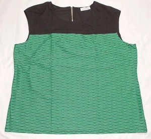 Calvin Klein Women's Sleeveless Multicolor Shirt NWOT Size XL - Picture 1 of 5