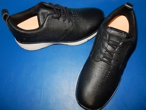 NWOB Dr. Comfort 'Roger' Black Leather Oxfords - 11W - Picture 1 of 5