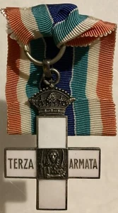 REGIO ESERCITO CROCE TERZA ARMATA Ia GUERRA MONDIALE MODELLO ANONIMO - Imagen 1 de 4