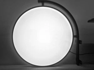 LED Leuchtkasten 800 mm + FB + DIGITALDRUCKFOLIE Doppelseitig Leuchtreklame Neu - Imagen 1 de 3