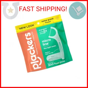 Plackers Micro Line Dental Floss Picks, Fold-Out FlipPick, Tuffloss, Easy Storag - Picture 1 of 2