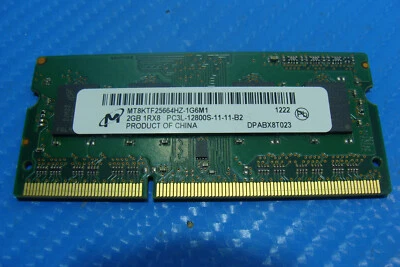HP 4-1130U Laptop Micron 2GB Memory PC3L-12800S-11-11-B2 MT8KTF25664HZ-1G6M1 - Image 1 of 2