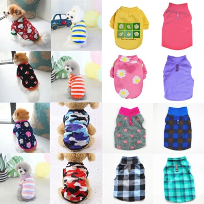 Ropa para perros mascotas cachorros camisa camiseta abrigo ropa para perros pequeños chaleco chihuahua⇘ Foto 1 de 4