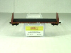 MICRO-TRAINS LINE Z SC 60' BULKHEAD FLAT CAR W/ LOAD NORFOLK SOUTHERN 52700161 - Picture 1 of 3