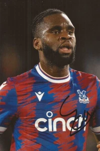 CRYSTAL PALACE: ODSONNE EDOUARD SIGNED 6x4 ACTION PHOTO + COA - Bild 1 von 1